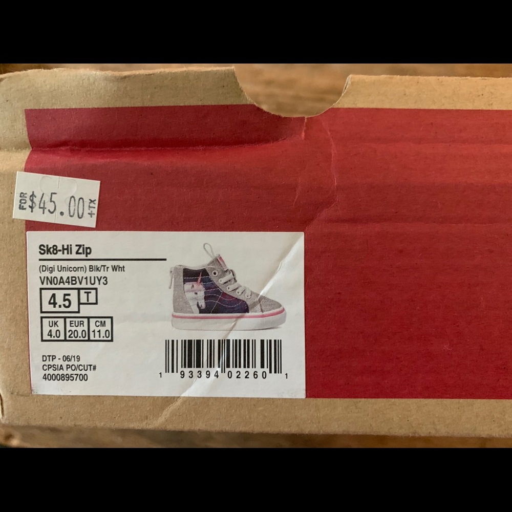 Unicorn Glitter Vans - Picture 4 of 4